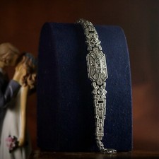 Bracelet argenté antique d'occasion  Paris VI