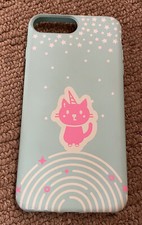 Capa unicórnio azul e rosa alvo gato com estrelas iphone 8s plus comprar usado  Enviando para Brazil