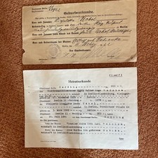 Urkunde heirat 1945 gebraucht kaufen  Waren (Müritz)