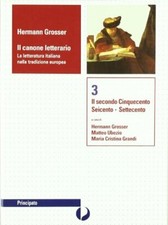 Canone letterario. vol. usato  Grottaminarda