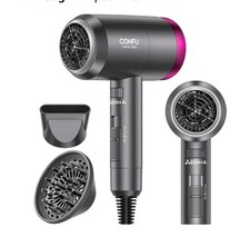 Secador de sopro CONFU 1600W, portátil leve secagem rápida íon negativo... comprar usado  Enviando para Brazil