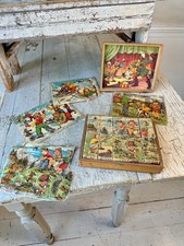 Quebra-cabeça infantil francês vintage blocos de brinquedo quarto de menino berçário display obj comprar usado  Enviando para Brazil
