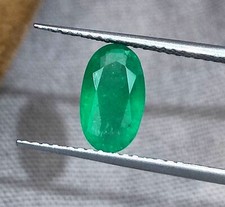 Esmeralda verde grama 1,15 ct com certificação GSI, pedra preciosa natural, usado comprar usado  Enviando para Brazil