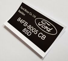 Adesivo decalque radiador Ford Fiesta Mk2 XR2 comprar usado  Enviando para Brazil