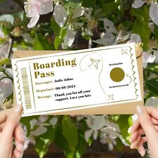 Boarding pass personalised for sale  BARNSTAPLE