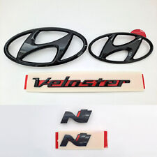 Logotipo dianteiro ou traseiro ou N emblema preto alto grosseiro (adequado para: 2018 2022 VELOSTER N) comprar usado  Enviando para Brazil