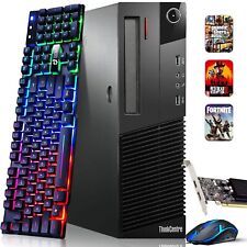 Lenovo M82 Gaming Desktop PC i5 16GB Ram 1TB HDD NVIDIA 1030 RGB KB&M WiFi Win10, usado comprar usado  Enviando para Brazil