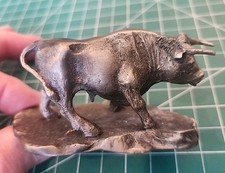 Solid pewter steer for sale  Tremont