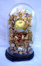 Cúpula de casamento francesa antiga vidro flor de laranjeira espelho bronze dourado pássaro comprar usado  Enviando para Brazil