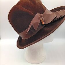 Brown felt trilby for sale  MIRFIELD