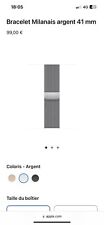 Bracelet milanais argent d'occasion  Juvignac
