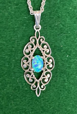 Sterling silver necklace for sale  LEICESTER