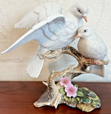 Estatueta vintage Maruri porcelana fina WINGS OF LOVE pombas brancas D-9022 comprar usado  Enviando para Brazil