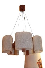 Vintage scandinavian chandelie d'occasion  Expédié en Belgium