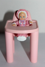 PLAYSKOL Loving Family Casa de Bonecas CADEIRA ALTA ROSA BEBÊ Boneca Cadeira Alta Conjunto Berçário comprar usado  Enviando para Brazil