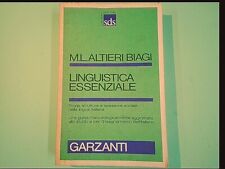Linguistica essenziale altieri usato  Comiso
