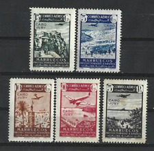 ESPANHOL MARROCOS 1942 "Correio Aéreo" conjunto completo 5 novos selos**. Cabo Juby (9066) comprar usado  Enviando para Brazil