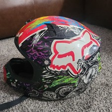 Capacete Fox Racing Race V1 Pilot Jr tamanho juvenil grande 51-52cm forro interno faltando comprar usado  Enviando para Brazil