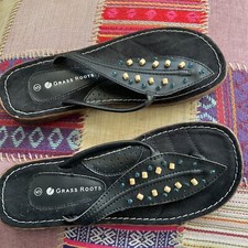 Black leather beaded for sale  BOREHAMWOOD