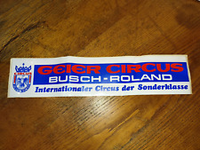Geier circus busch gebraucht kaufen  Emmerthal
