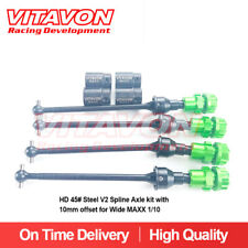 Kit de eixo VITAVON HD aço spline CVD 10mm offset V2 para Traxxas Wide MAXX 1/10 comprar usado  Enviando para Brazil
