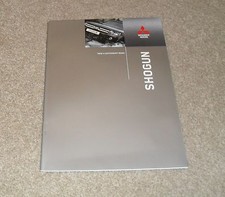 Mitsubishi shogun brochure for sale  SOUTHAMPTON