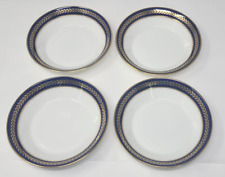 Coalport England Bone China tigela de frutas trigo azul 5" conjunto de 4 - ESTADO PERFEITO comprar usado  Enviando para Brazil