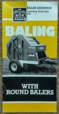 Krone round baler for sale  TURRIFF