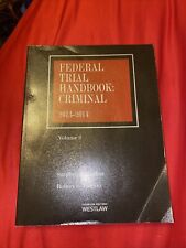 Federal Trial Handbook: Criminal, Volume 2 Hunter, Robert S. 2012-2013 comprar usado  Enviando para Brazil