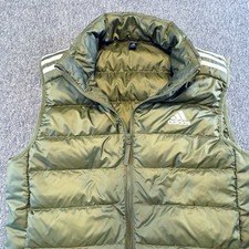 Colete Adidas 3 listras desempenho essencial masculino acolchoado verde embalável S comprar usado  Enviando para Brazil