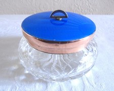 Vintage guilloche enamel for sale  WALSALL