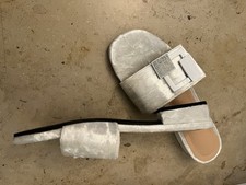 Pantolette sandalen silbergrau gebraucht kaufen  Rosenheim