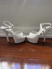 Pleaser white platform for sale  Tampa