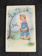 Cartolina buona pasqua usato  Fermo