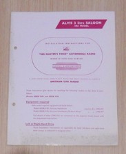 Alvis litre saloon d'occasion  Expédié en Belgium