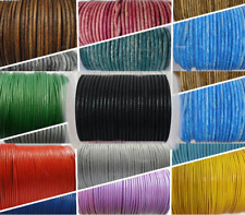 Round leather cord for sale  WARRINGTON