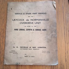 Service manual laycock for sale  NORTHWICH