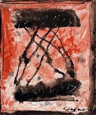 Usado, ESTUDO ABSTRATO Pintura acrílica a bordo - CLARKE - c2004 - ARTE CONTEMPORÂNEA comprar usado  Enviando para Brazil