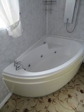 Corner waterjet bath for sale  JARROW