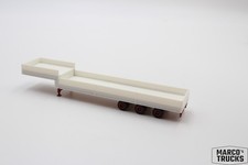 Reboque de plataforma Herpa kröpft 3 eixos branco/ochensblutrot 1:87 /H24109 comprar usado  Enviando para Brazil