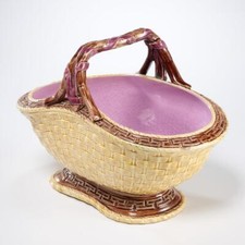 Antique majolica woven for sale  Boonton