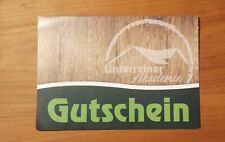 Gutschein unterreiter akademie gebraucht kaufen  Freigericht