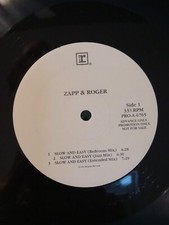 Zapp & Roger - Slow And Easy 12" Single Bedroom/Jazz/Ext/All Night Mixes. (827) comprar usado  Enviando para Brazil