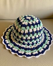 Cappello artigianale uncinetto usato  Rimini