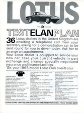 Lotus elan test for sale  NEWCASTLE
