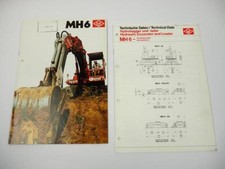 Prospekte mh6 hydraulikbagger gebraucht kaufen  Merseburg