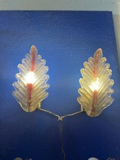 Coppia applique murano usato  Palermo