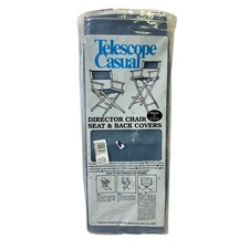 Telescópio Casual Director Cadeira Assento e Capas Traseiras Azul Tamanho Único EUA comprar usado  Enviando para Brazil