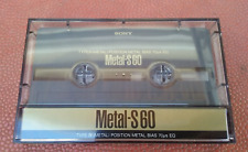 SONY METAL-S60 VINTAGE 1989 IEC TYPE IV BLANK CASSETTE TAPE* MADE IN JAPAN comprar usado  Enviando para Brazil