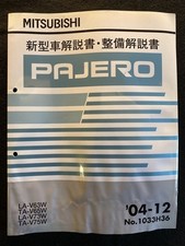 2210 Mitsubishi Pajero '04-12Modelo Carro Explicação Manual Manutenção La-V63W/Ta comprar usado  Enviando para Brazil